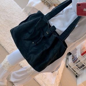 H by Halston Black Handbag Tote